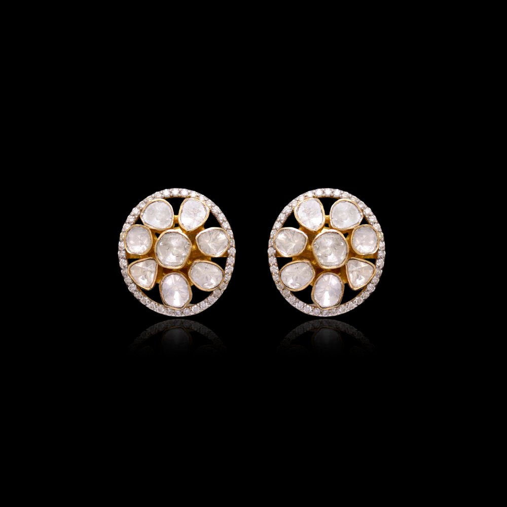 Ornate Flow Polki Tops (14K)