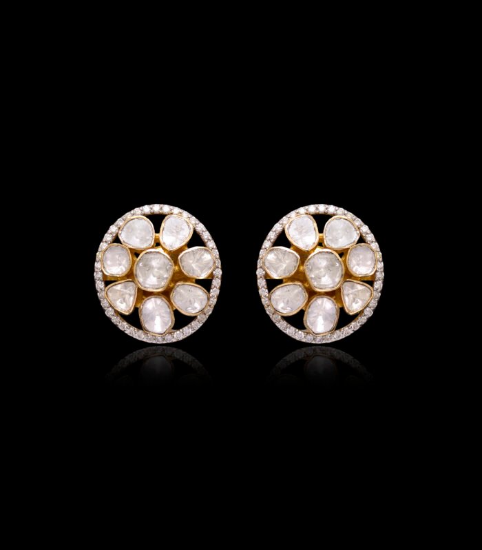 Ornate Flow Polki Tops (14K)
