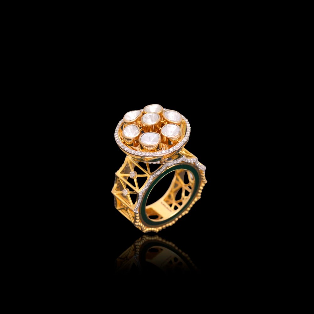 Royal Polki Cocktail Ring (14K)