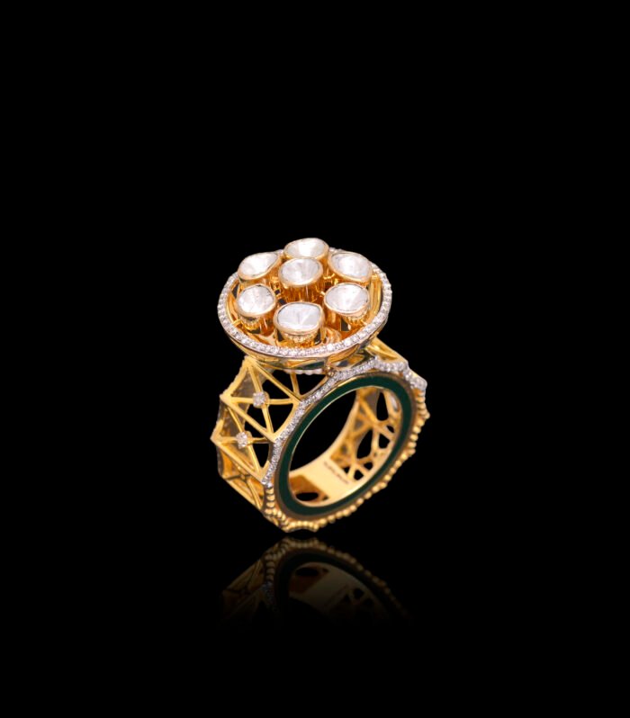 Royal Polki Cocktail Ring (14K)